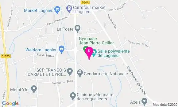 Localisation Jerome Lespinasse
