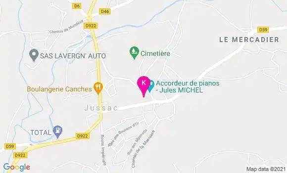 Localisation Agnes Deveze Segerie