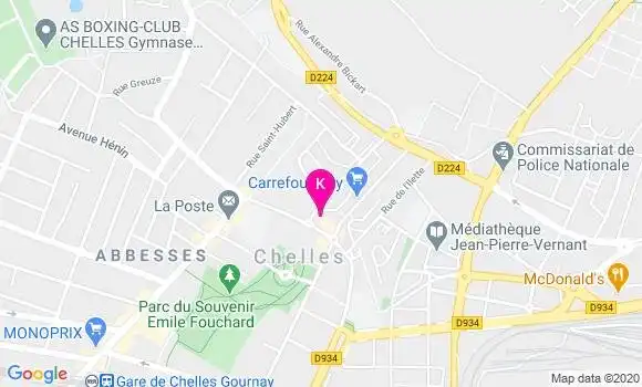 Localisation Herve Villeneuve