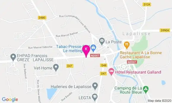 Localisation Jean Labeyrie