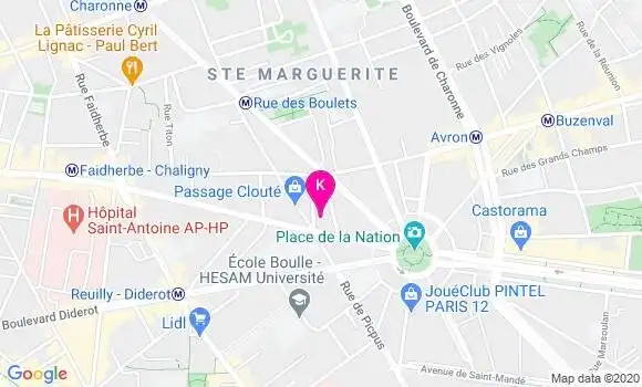 Localisation Marie Froidevaux