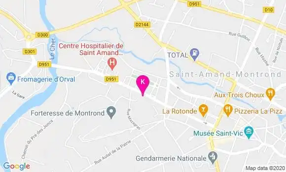 Localisation Valerie Cassiot Brochard