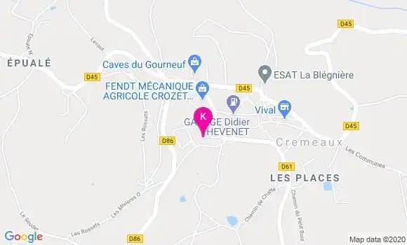 Localisation Leonie Chaux