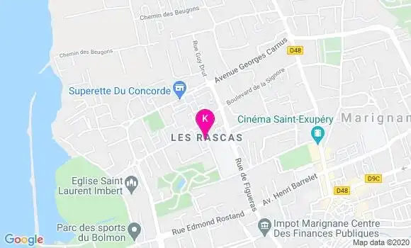 Localisation Giuseppe Scopece