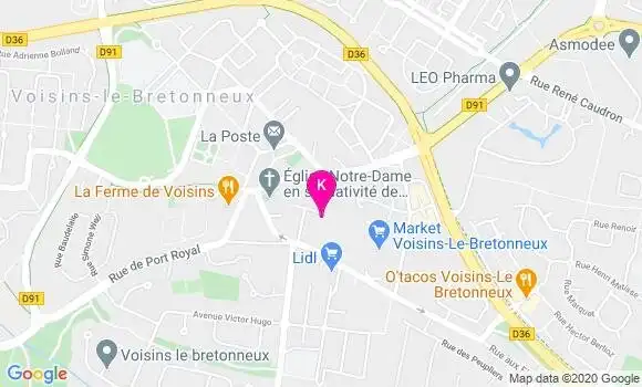 Localisation Romaric Vernier