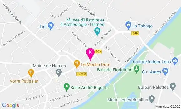 Localisation Delphine Drouet