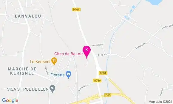 Localisation Thomas Bodennec