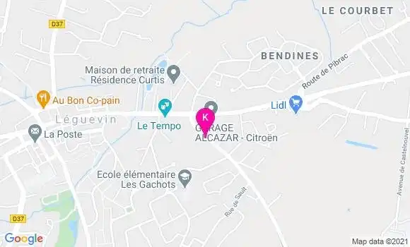 Localisation Thomas Rayssac