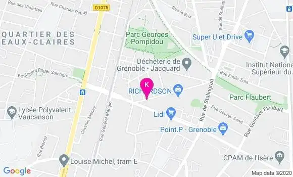 Localisation Julie Thouvenin