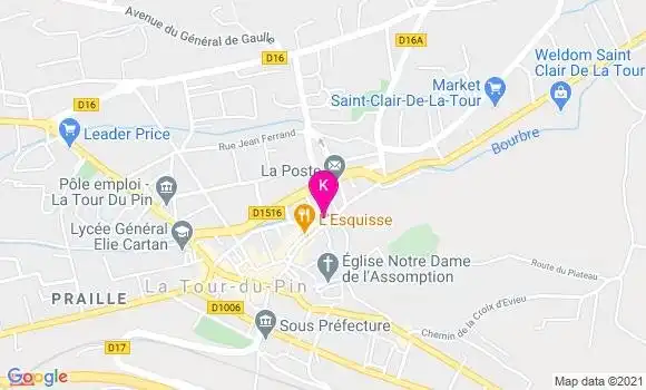 Localisation Julie Grousset De Courcelles
