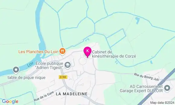 Localisation Adrien Bergere