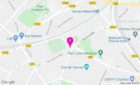 Localisation Isabelle Derouard