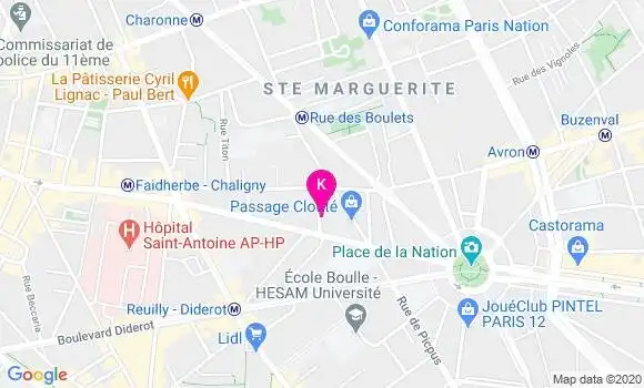 Localisation Diane Lafosse