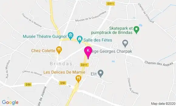 Localisation Xavier Poitou