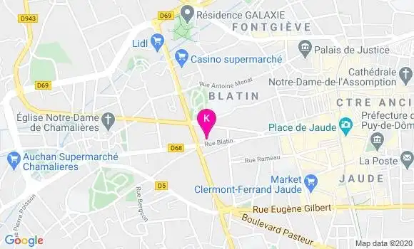 Localisation Julie Boutonnet