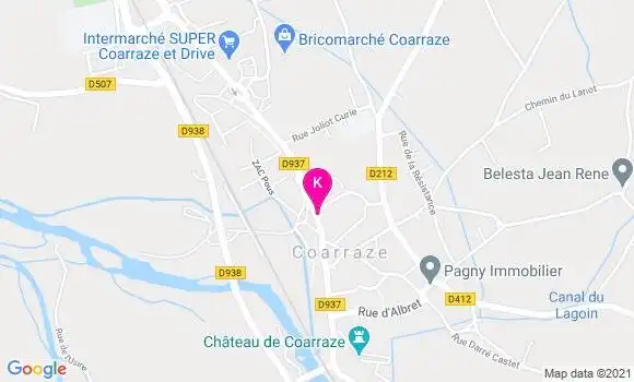 Localisation Aude Racine