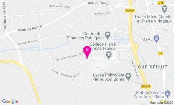 Localisation Laurene Gilbert
