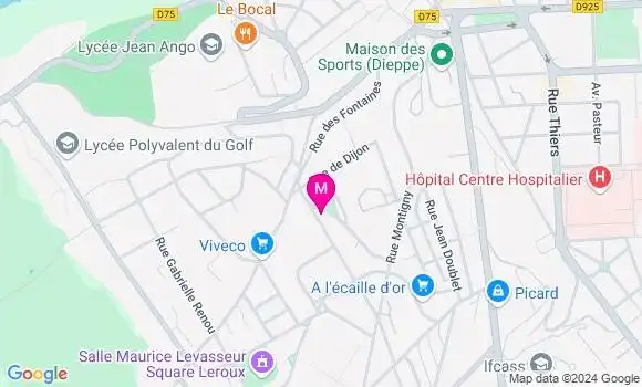 Localisation Sacha Moreau