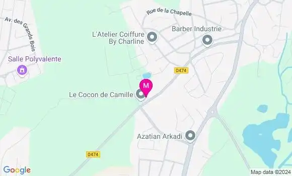 Localisation Charline Pizzardo