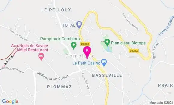 Localisation Alexandra Rechon Reguet