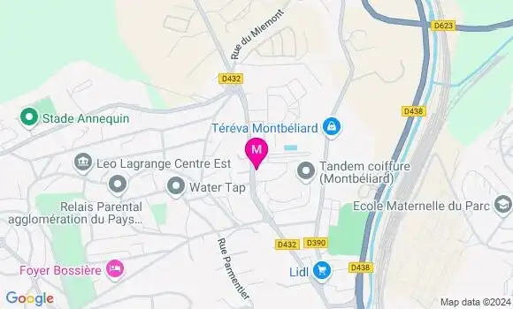 Localisation Ophelie Trambouze