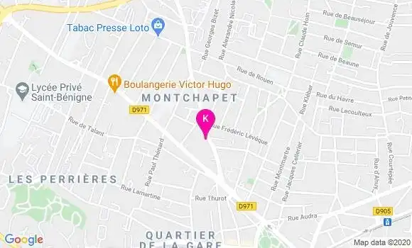 Localisation Mathilde Rousselin