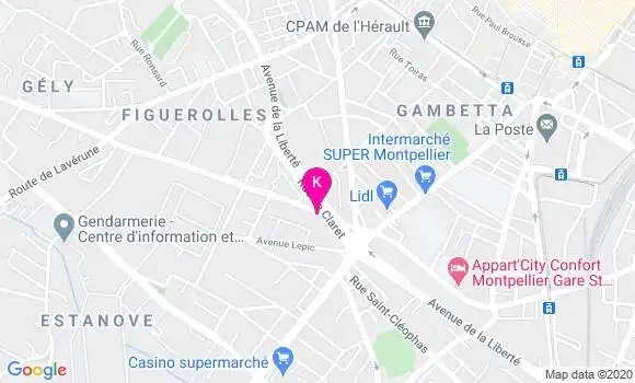 Localisation Claire Houpert