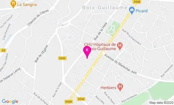Localisation Cedric Huvier