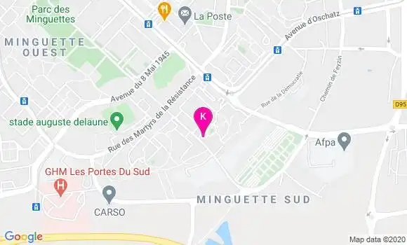 Localisation Jean Christophe Piasentin