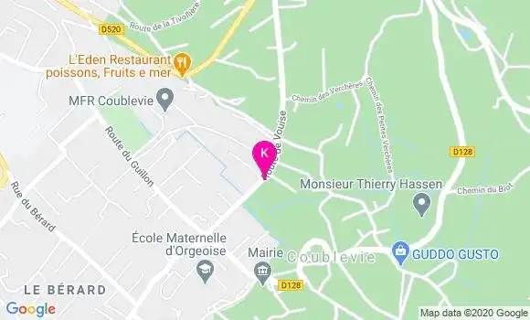Localisation Antoine Hacquin