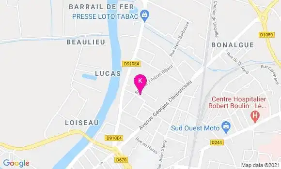 Localisation Emmanuel Bireau