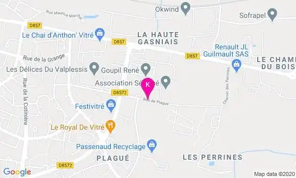 Localisation Amandine Gilbert