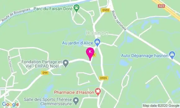 Localisation Anne Duretete Le Scanve