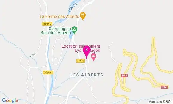 Localisation Chantal Louvet