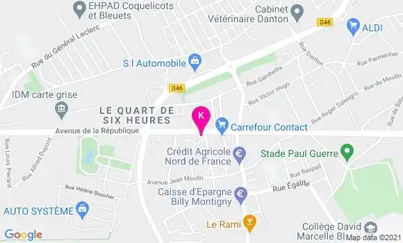 Localisation Franck Declercq