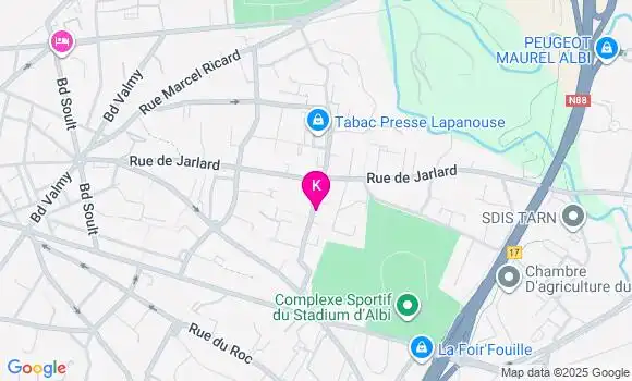 Localisation Lucille Alibert