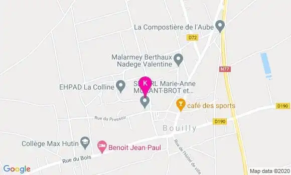 Localisation Alexandre Maubrey