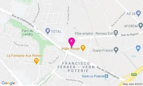 Localisation Francois Legrand