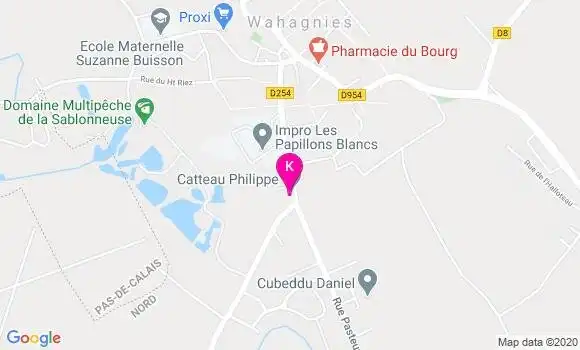 Localisation Philippe Catteau