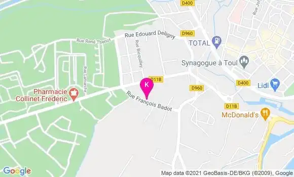Localisation Delphine Roger