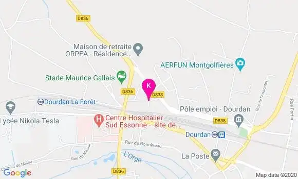 Localisation Nadia Boussard