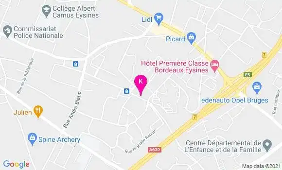 Localisation Benjamin De Bazin De Bezons