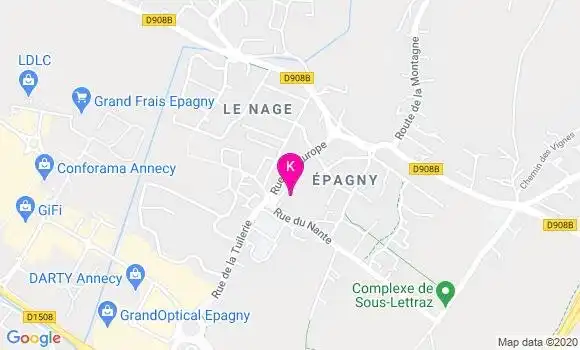 Localisation Valentine Deliege