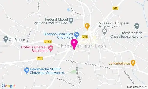Localisation Sandrine Depaillat