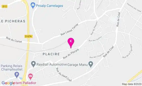 Localisation Pierre Yves Lamarre