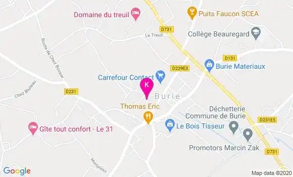 Localisation Virginie Daigre