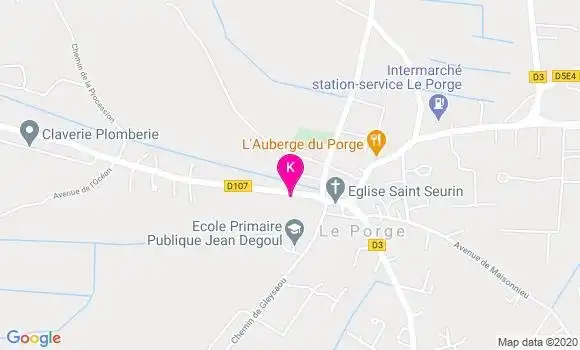 Localisation Vincent Gaulhiac