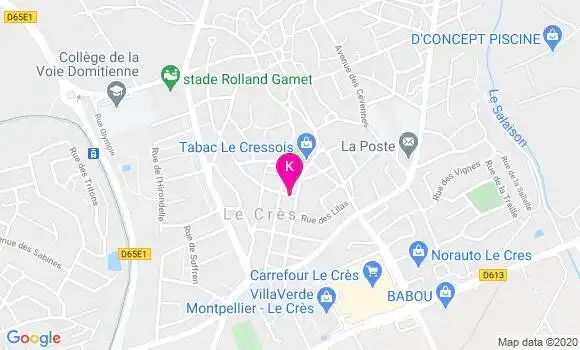 Localisation Sylvere Caron