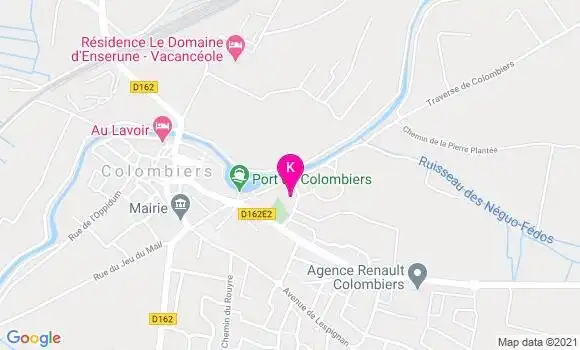 Localisation Andreas Kourtis