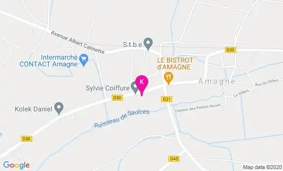 Localisation Madeline Bruyere Malcorps